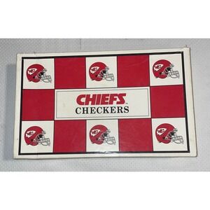 NFL Chiefs Checkers Game Vintage 1993 Big‎ League Promotions Complete